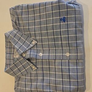 Brooks Brothers Blue and White Plaid Shirt